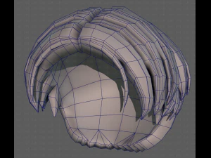 3D Hair style for boy V94 3D Model