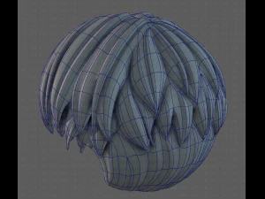3D Hair style for boy V94 3D Model