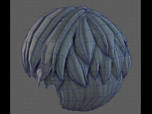 3D Hair style for boy V94 3D Model