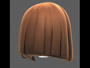 Base Hair for girl V11 3D Модель