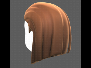 Base Hair for girl V11 3D Модель