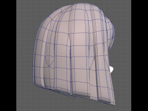 Base Hair for girl V11 3D Модель