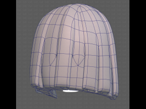 Base Hair for girl V11 3D Модель