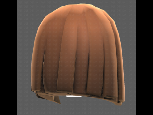 Base Hair for girl V11 3D Модель