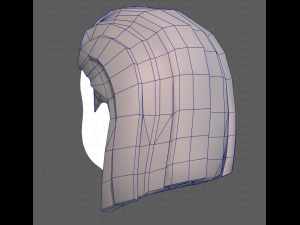 Base Hair for girl V11 3D Модель