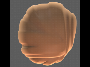 Base Hair for girl V11 3D Модель