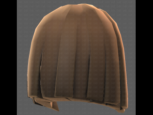 Base Hair for girl V11 3D Модель