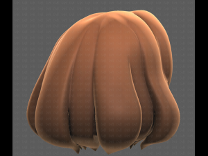 Base Hair for girl V12 Modelo 3D