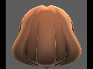 Base Hair for girl V12 Modelo 3D