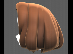 Base Hair for girl V12 Modelo 3D