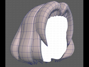Base Hair for girl V12 Modelo 3D