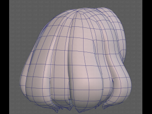 Base Hair for girl V12 Modelo 3D