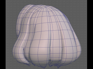 Base Hair for girl V12 Modelo 3D