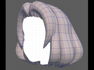 Base Hair for girl V12 Modelo 3D