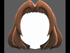 Base Hair for girl V12 Modelo 3D