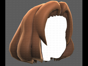 Base Hair for girl V12 Modelo 3D