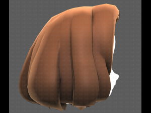 Base Hair for girl V12 Modelo 3D