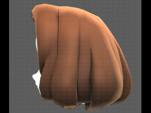 Base Hair for girl V12 Modelo 3D