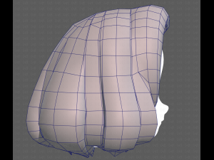 Base Hair for girl V12 Modelo 3D