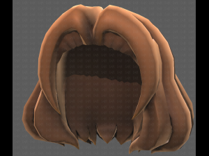 Base Hair for girl V12 Modelo 3D