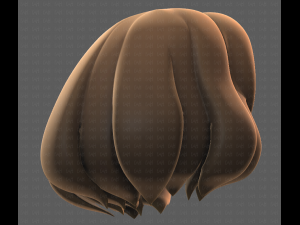 Base Hair for girl V12 Modelo 3D