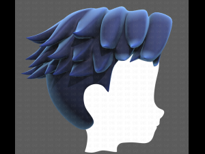 Base Hair for Boy V11 3D Model