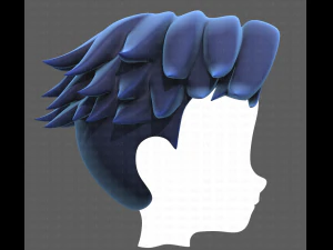 Base Hair for Boy V11 3D Model