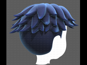 Base Hair for Boy V11 3D Model