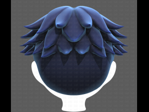 Base Hair for Boy V11 3D Model
