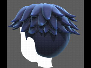 Base Hair for Boy V11 3D Model