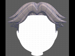 Base Hair for Boy V11 3D Model