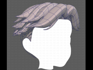 Base Hair for Boy V11 3D Model