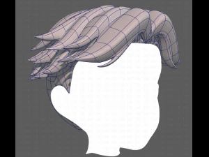 Base Hair for Boy V11 3D Model