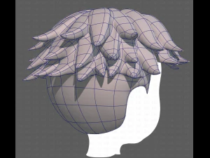 Base Hair for Boy V11 3D Model