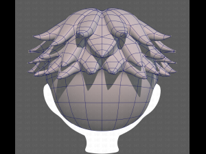 Base Hair for Boy V11 3D Model