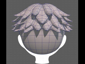 Base Hair for Boy V11 3D Model