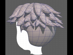 Base Hair for Boy V11 3D Model