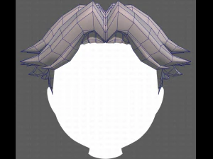 Base Hair for Boy V11 3D Model