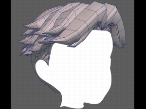 Base Hair for Boy V11 3D Model