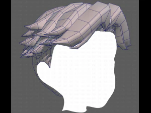 Base Hair for Boy V11 3D Model