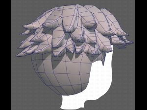 Base Hair for Boy V11 3D Model