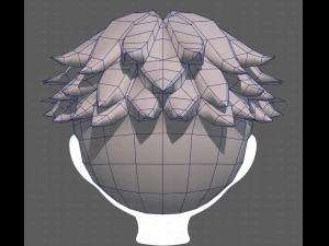 Base Hair for Boy V11 3D Model