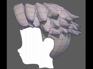 Base Hair for Boy V11 3D Model