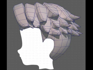 Base Hair for Boy V11 3D Model