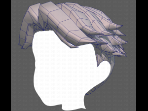 Base Hair for Boy V11 3D Model