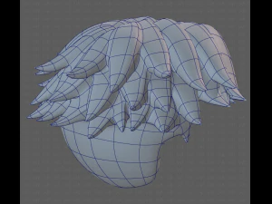 Base Hair for Boy V11 3D Model