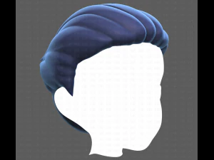 Base Hair for Boy V12 3D Model