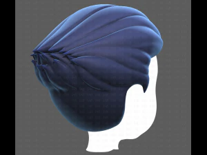 Base Hair for Boy V12 3D Model