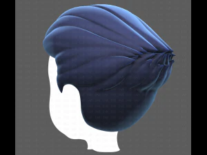 Base Hair for Boy V12 3D Model