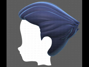 Base Hair for Boy V12 3D Model